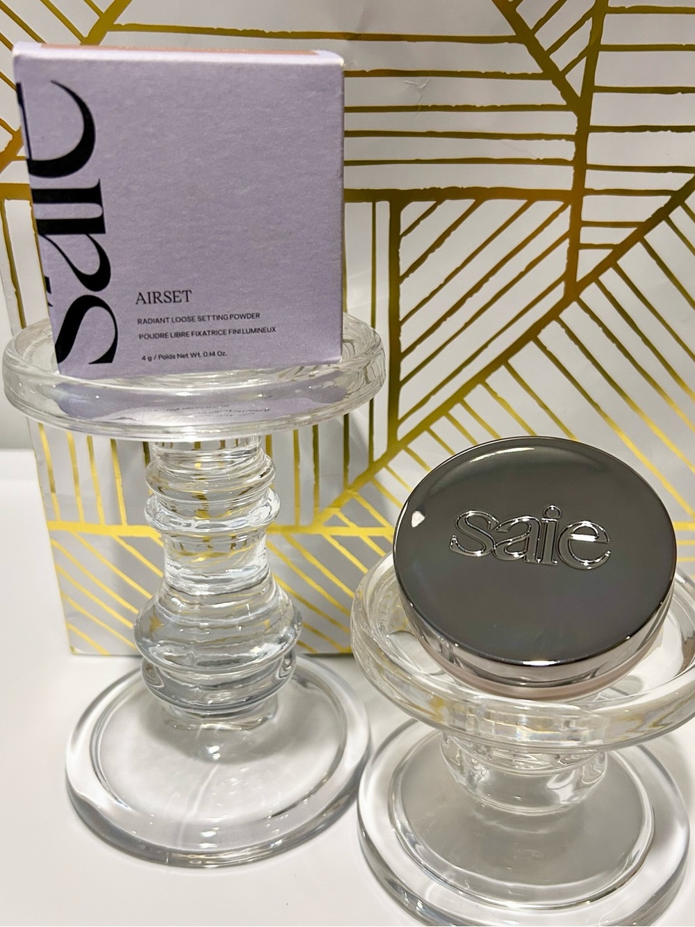 ✨ Saie Airset Radiant Loose Setting Powder | Translucent Deep | New SEALED